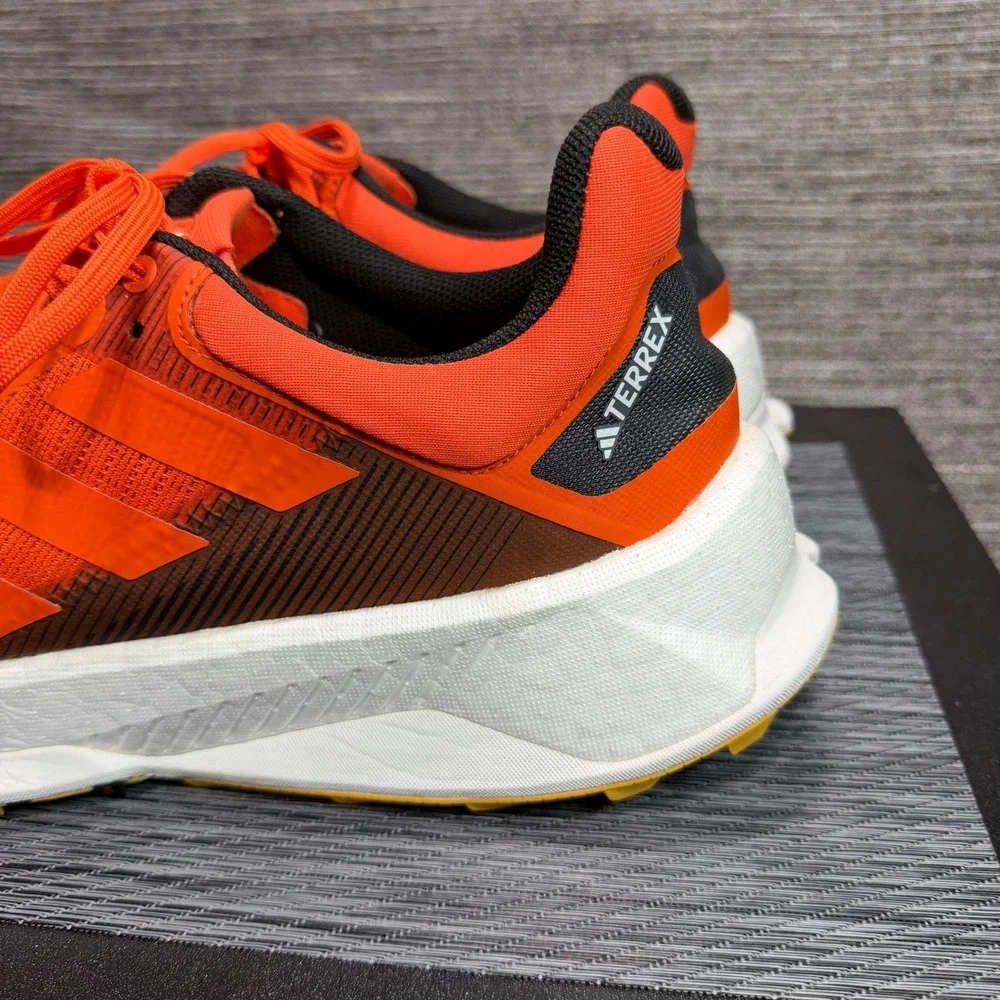 adidas Men Size 15 Orange Terrex Soulstride Flow Trail Running Shoes IE8455